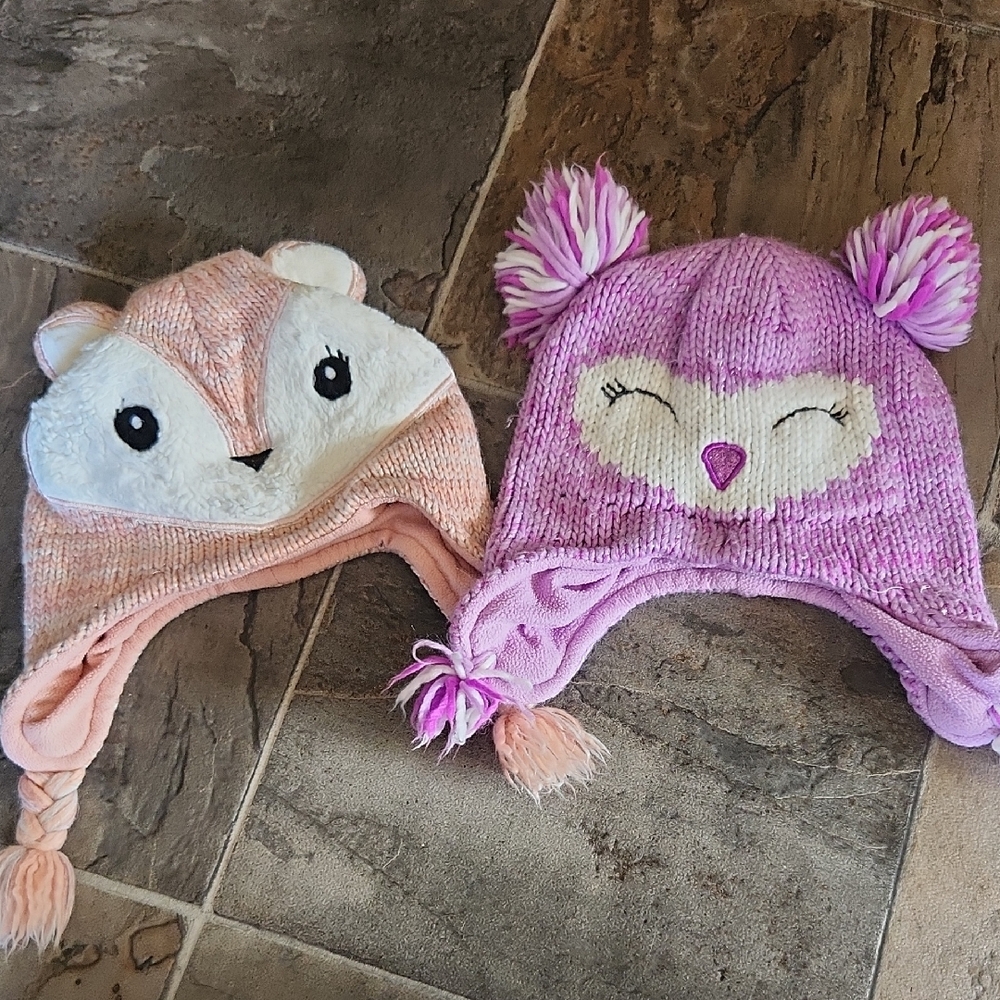Childrens Place Winter Hats 4-7 Age Range